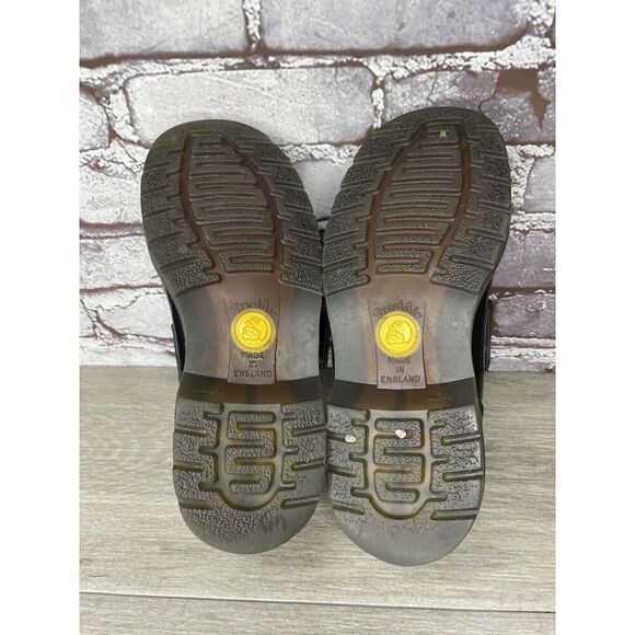 VTG TUK LADY LUCK Black Leather MaryJane Strap England Shoes Women 36EU/5.5M US - Picture 8 of 16